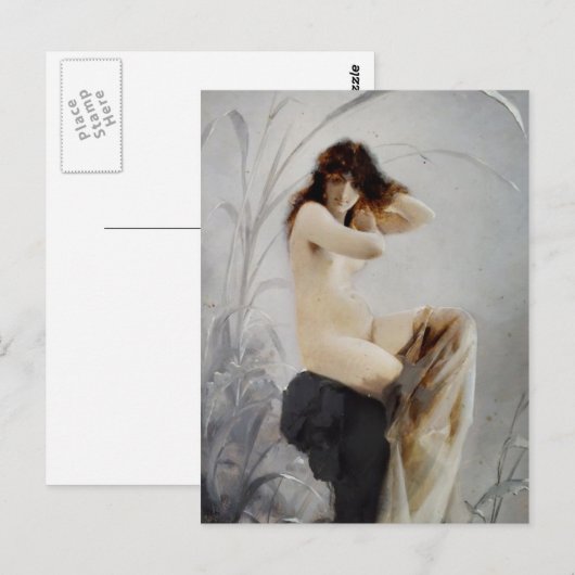 Bathing Nymph - Falero Briefkaart (Voorkant / Achterkant)