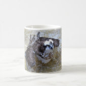 Bathing Osprey Koffiemok (Center)