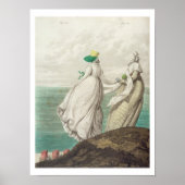 Bathing Place, from 'Gallery of Mode', 1797 (co Poster (Voorkant)