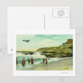 Bathing Scene in La Jolla Beach San Diego, CA Briefkaart (Voorkant / Achterkant)
