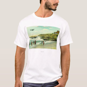 Bathing Scene in La Jolla Beach San Diego, CA T-shirt