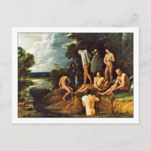 Bathing Scene van Michael Swerts Briefkaart