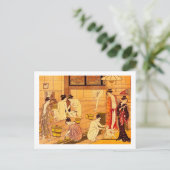 Bathing van vrouwen, Torii Kiyonaga Japans Briefkaart (Staand voorkant)