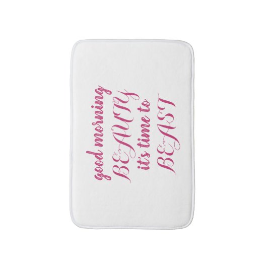 Bathmat - Beauty Beast Badmat (Voorkant Verticaal)