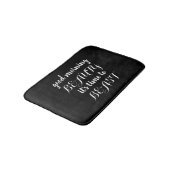 Bathmat - Beauty Beast Black Badmat (Gekanteld)