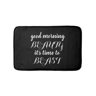 Bathmat - Beauty Beast Black Badmat