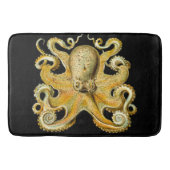 Bathmat Black Gold Octopus Badmat (Voorkant)