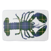 Bathmat blauw Nova Scotia Tartanlobster Badmat (Voorkant)