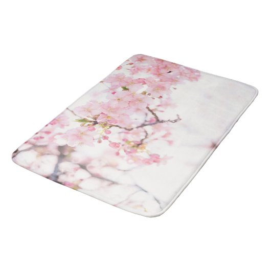 BATHMAT: CHERRY BLOSSOM BRANCH BADMAT (Gekanteld)