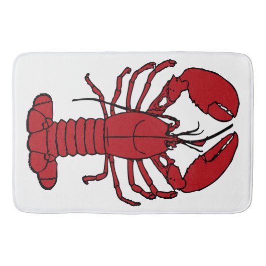 Bathmat Lobster-vuurtoren Badmat (Voorkant)