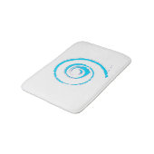 Bathmat met abstract zee scheluwtouw badmat (Gekanteld)