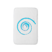 Bathmat met abstract zee scheluwtouw badmat (Voorkant Verticaal)