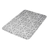 Bathmat, zwart-wit, bubbelpatroon badmat (Gekanteld)