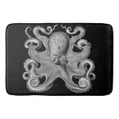Bathmat zwarte grijze Octopus Badmat (Voorkant)