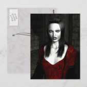 Bathory Gothic Art Briefkaart (Voorkant / Achterkant)