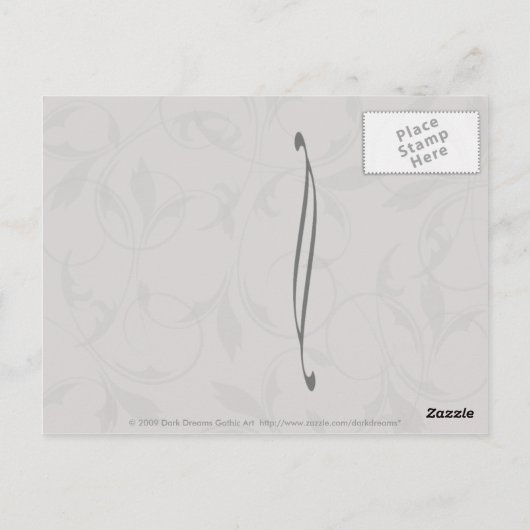  Bathory Gothic Art Briefkaart (Achterkant)