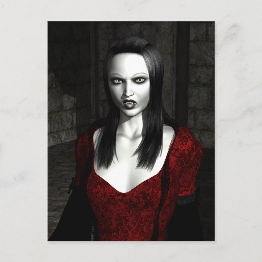  Bathory Gothic Art Briefkaart (Voorkant)