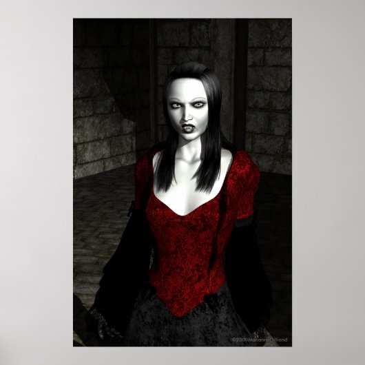Bathory Gothic Artwork Poster (Voorkant)