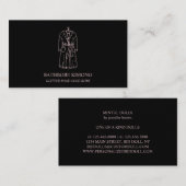 Bathrobe Roos Gold Visitekaartje (Voorkant / Achterkant)