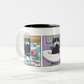 Bathroom Antics #1 Mok (Voorkant links)