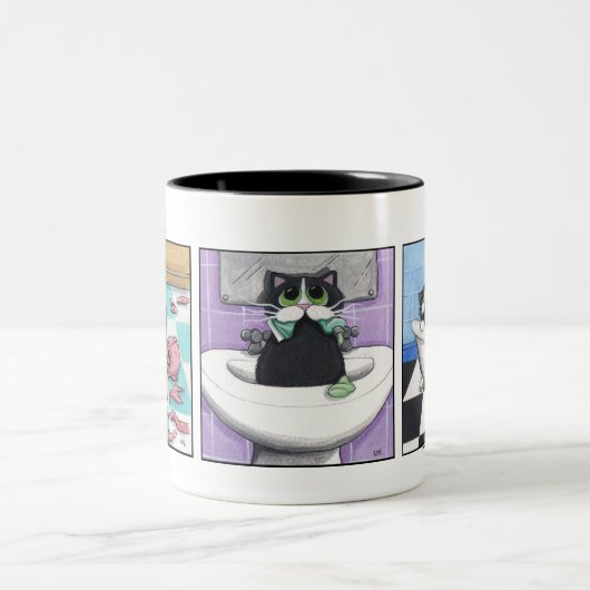 Bathroom Antics #1 Mok (Center)