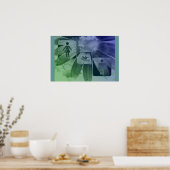 Bathroom Art Poster (Keuken)