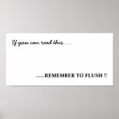 Bathroom Art Poster (Voorkant)