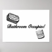 Bathroom Bezet Poster (Voorkant)
