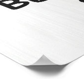 Bathroom Bichon Frise Poster (Hoek)