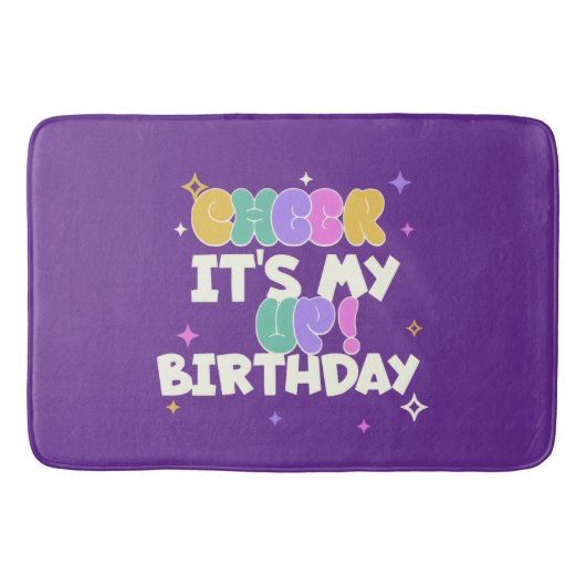 BATHROOM BIRTHDAY CHEER UP BATH MAT  (Voorkant)