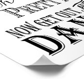 Bathroom-bord voor de dames kamer poster (Hoek)