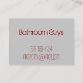 Bathroom Bouw  Visitekaartjes (Achterkant)