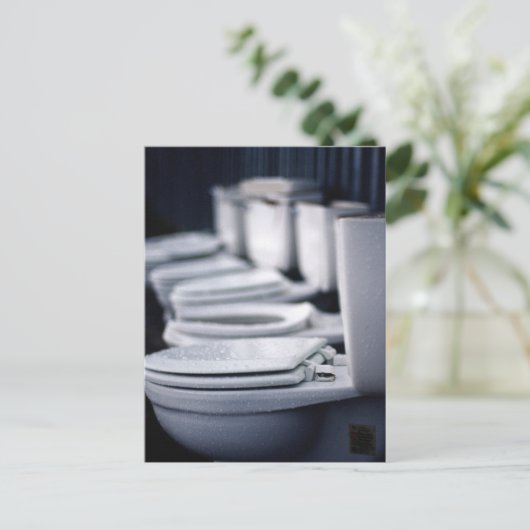 Bathroom Break! Briefkaart (Staand voorkant)