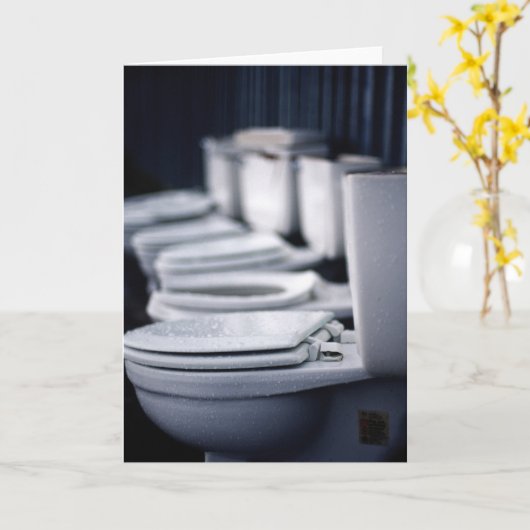 Bathroom Break! Kaart (Gele Bloem)