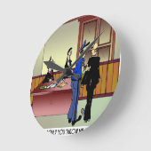 Bathroom Cartoon 8936 Ronde Klok (Hoek)