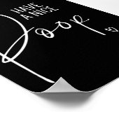 Bathroom Decor heeft een mooie Poop Funny Wall off Poster (Hoek)