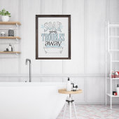 Bathroom Decor, Wall Art, ontwerp van waskamer Pos Poster