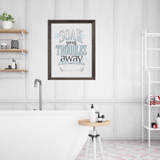 Bathroom Decor, Wall Art, ontwerp van waskamer Pos Poster