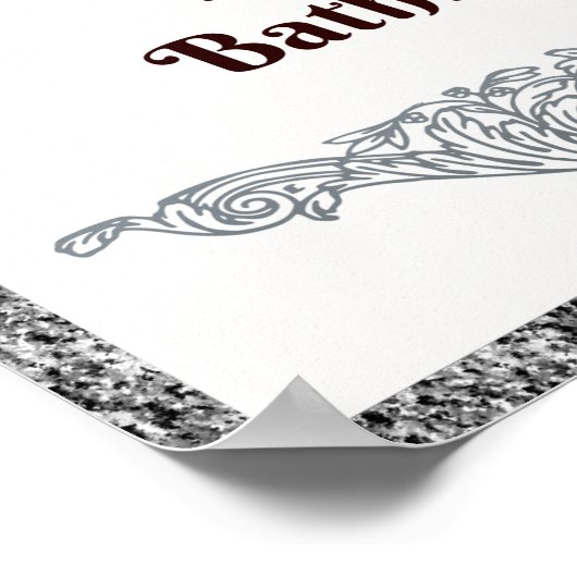 Bathroom Demons Poster (Hoek)