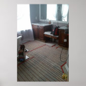 Bathroom DIY Verwarmde vloer Poster (Voorkant)