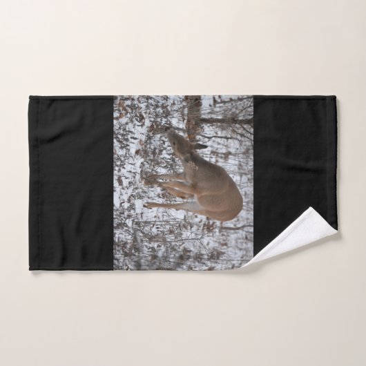 Bathroom doek set 3 stuks-Wildlife-Deer Bad Handdoek (Handdoek)