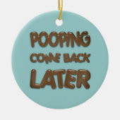 Bathroom door Hanger Keramisch Ornament (Voorkant)