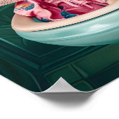 Bathroom Fawn French Bulldog Print Funny Poster Fr (Hoek)