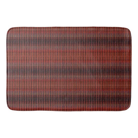 Bathroom Floor Matt met Red en Black HAMbyWG Badmat (Voorkant)