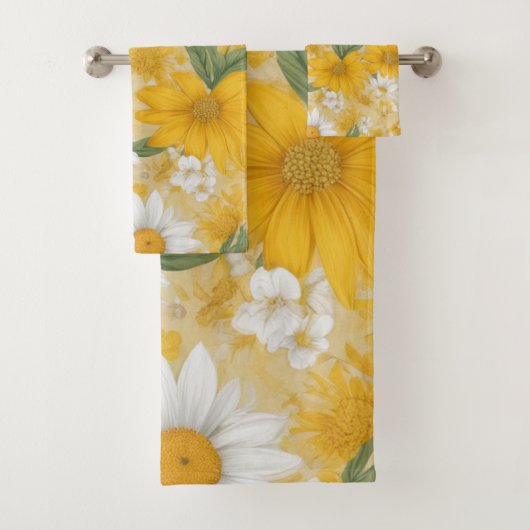 Bathroom Flower Feeling Bad Handdoek (Insitu)