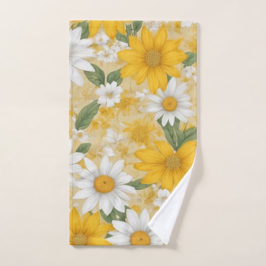 Bathroom Flower Feeling Bad Handdoek (Handdoek)