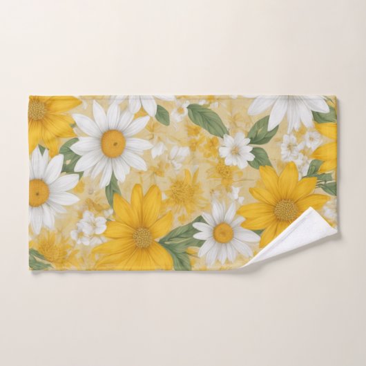 Bathroom Flower Feeling Bad Handdoek (Handdoek)