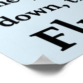 Bathroom Flush Poster (Hoek)