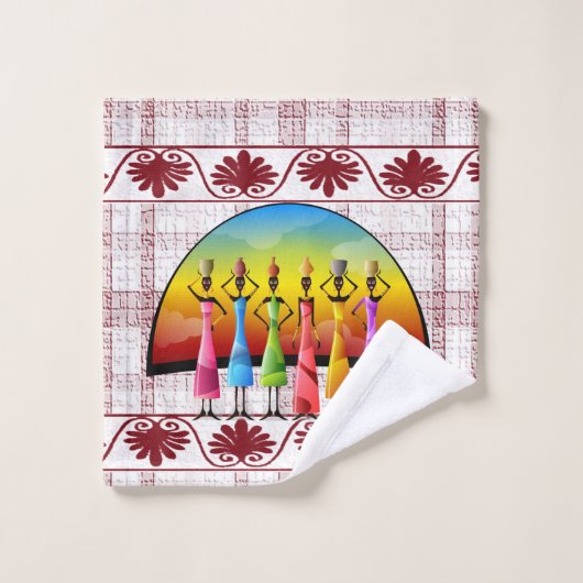 Bathroom-handdoeken, Afrikaans Bad Handdoek (Wasdoekje)