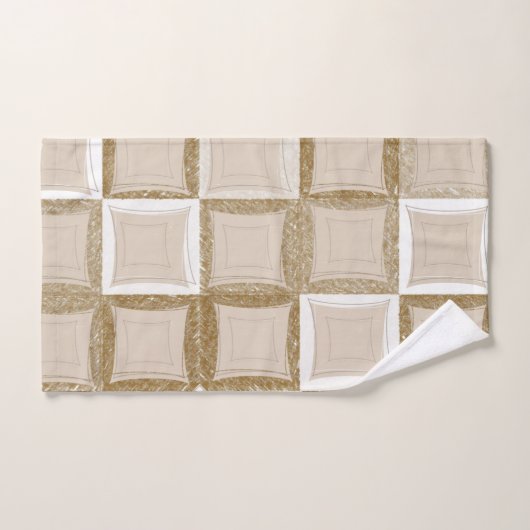 Bathroom-handdoekjes, bruin bad handdoek (Handdoek)